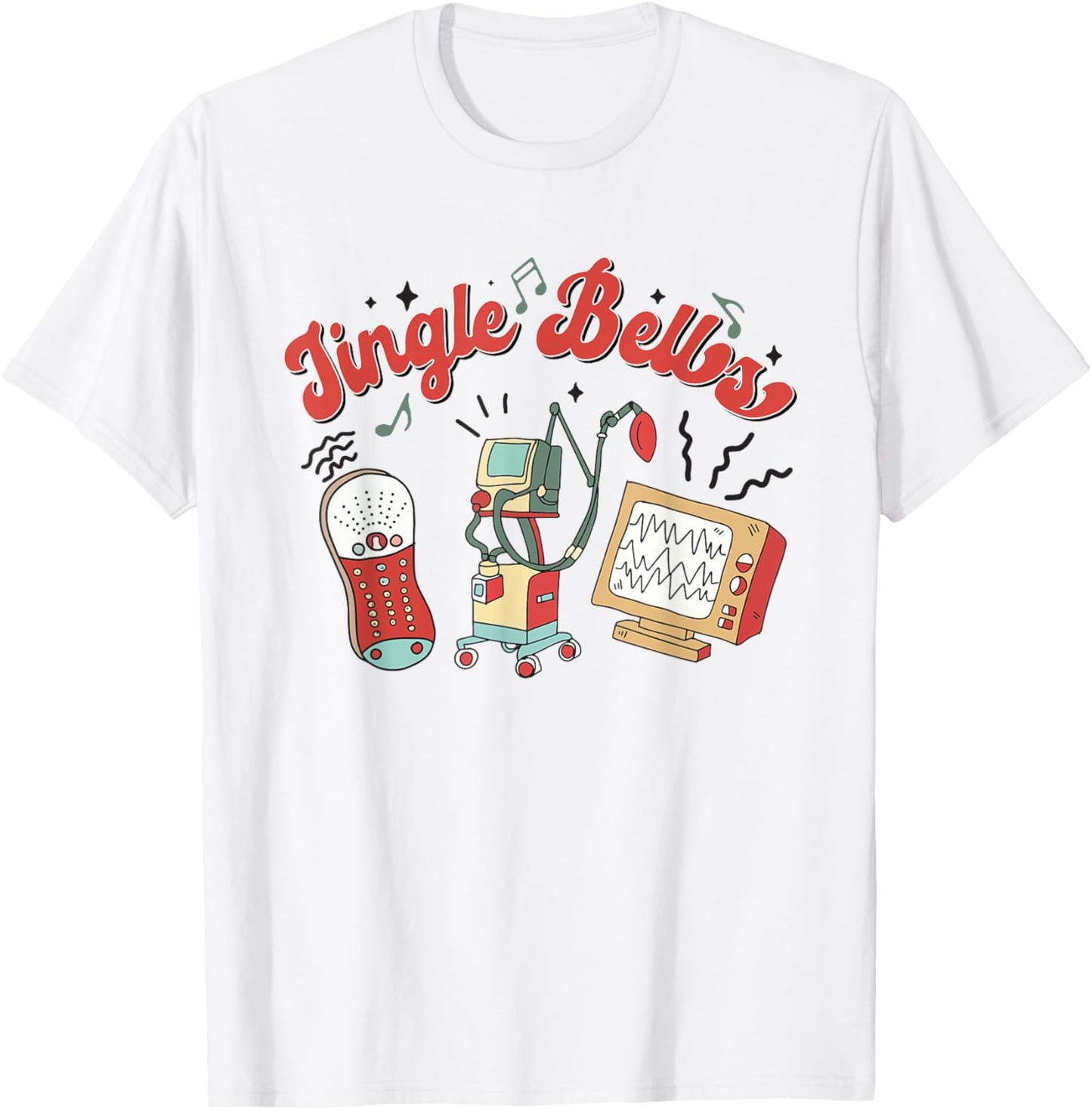 Emergency Department Team Christmas Emergency Room Nurse T-Shirt