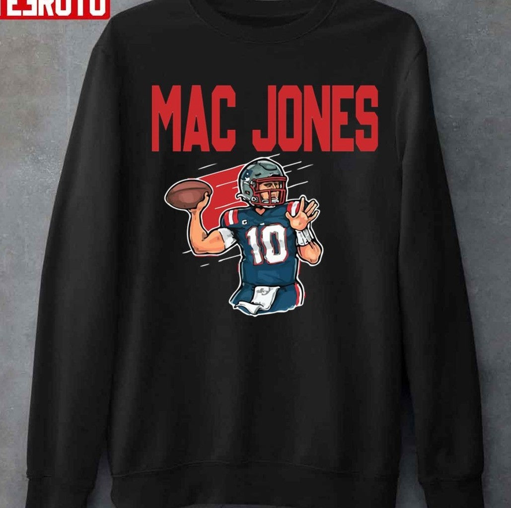 #10 Mac Jones Design Gift For Football Fans Unisex T-shirt