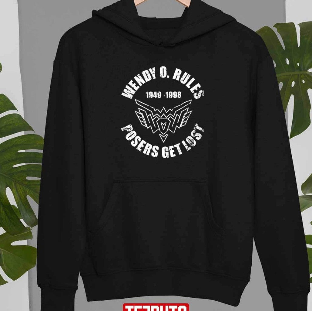 1949 1998 Wendy O Rules Posers Get Lost Unisex T-Shirt