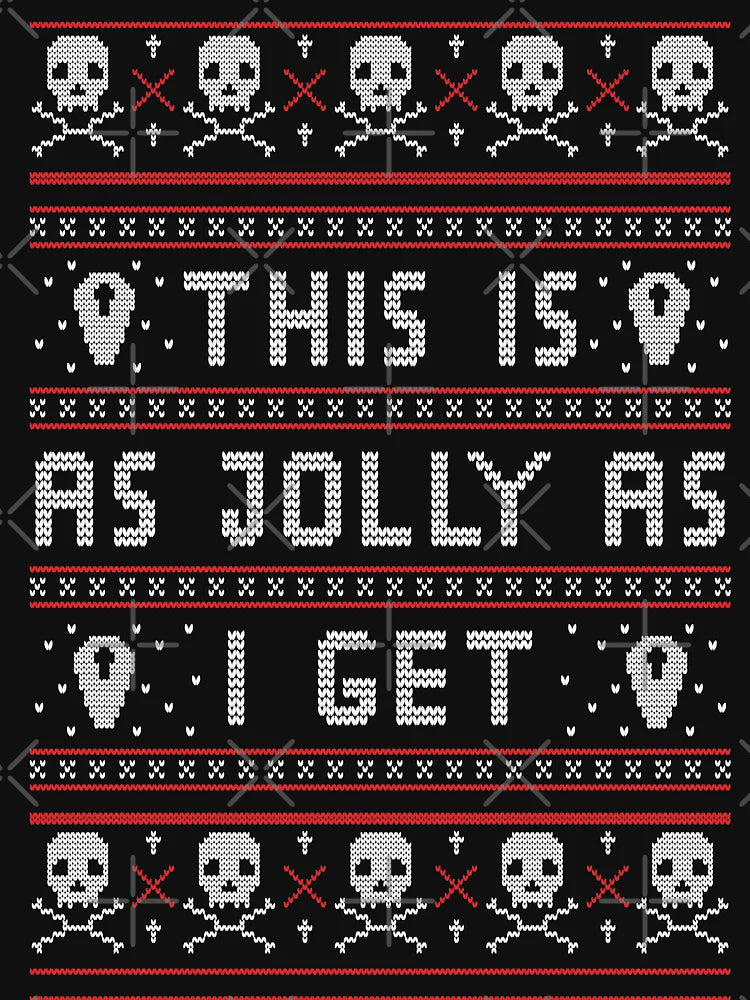 Emo Gothic Ugly Christmas Sweater