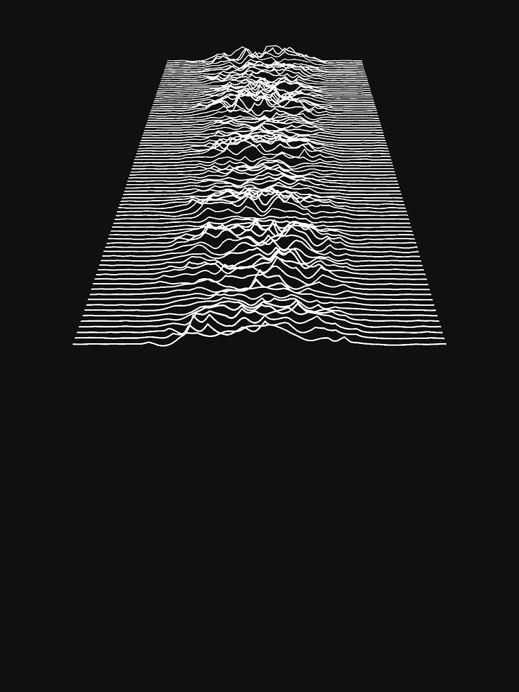 3D white waves