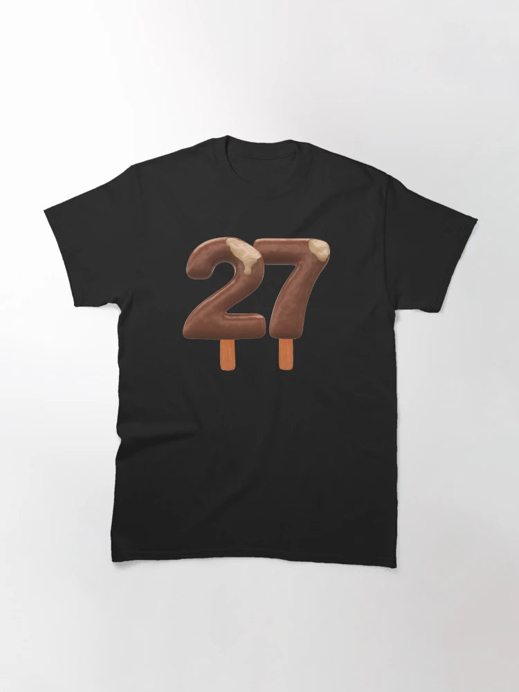 27 Ice Cream Twenty Seven Number 3d Chocolate