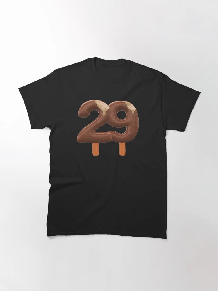 29 Ice Cream Twenty Nine Number 3d Chocolate