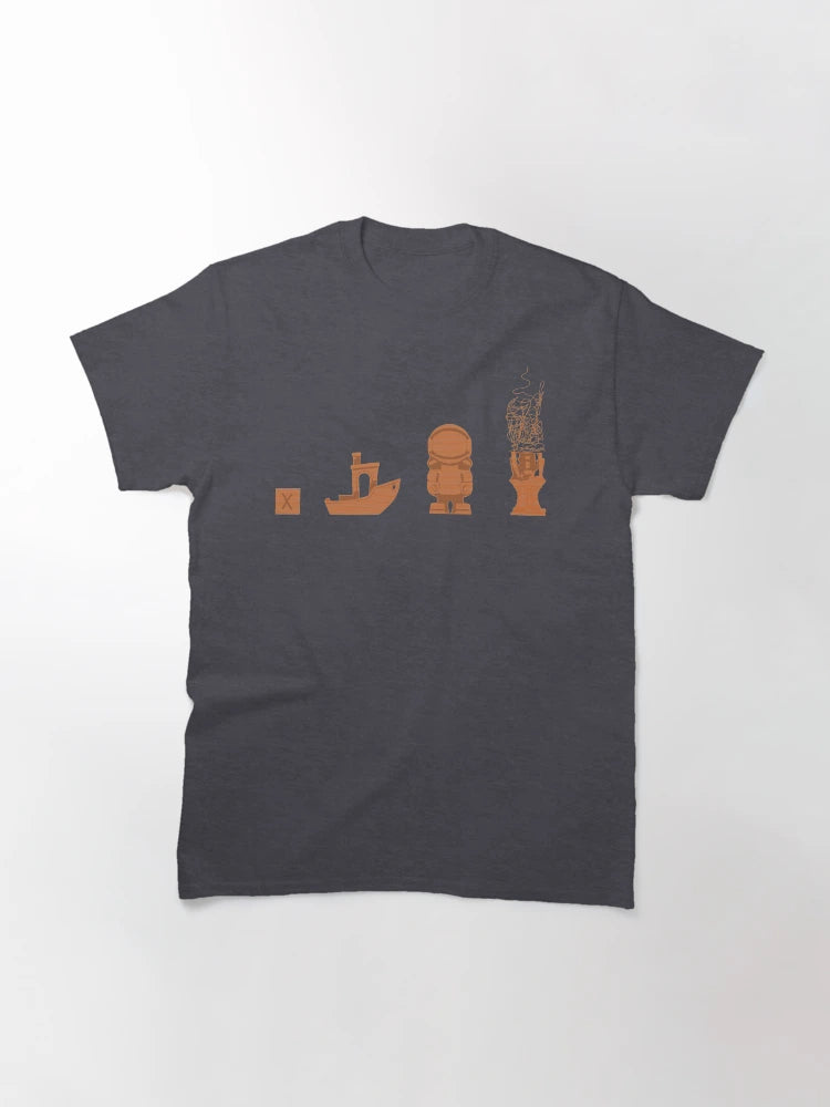 3D Printing Evolution (Orange)