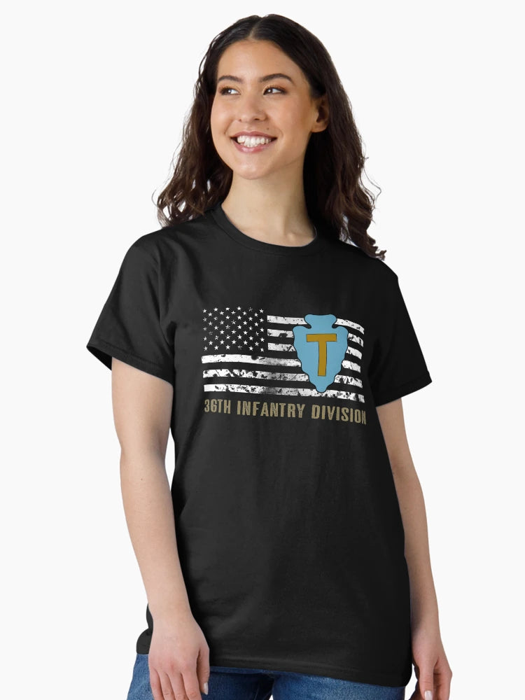36th Infantry Division (Distressed Flag)