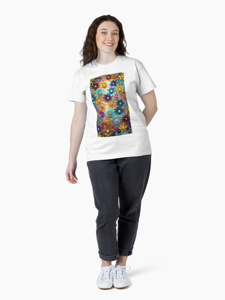 3d Colorful Flowers Backgroun, Floral Pattern