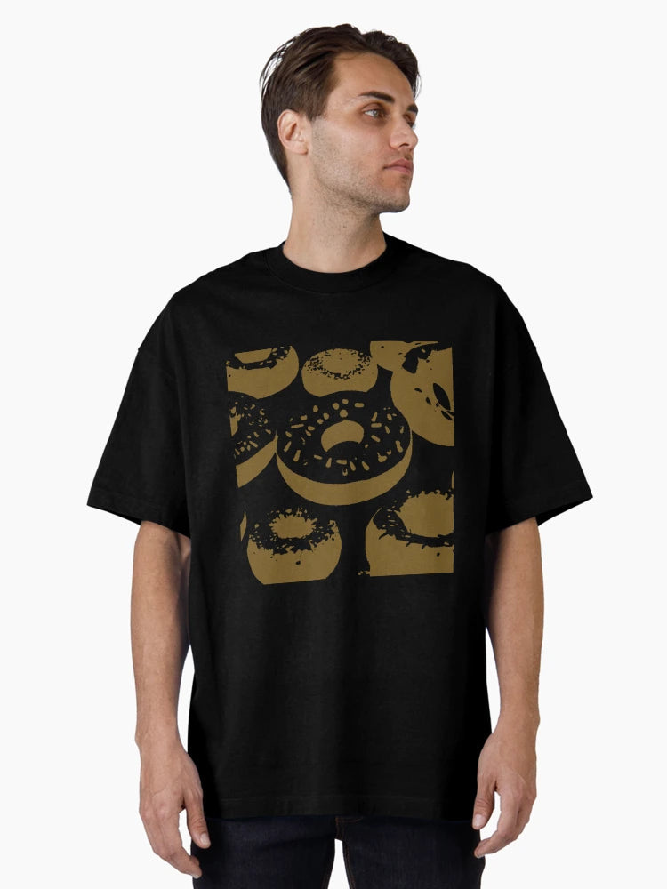 3D Donuts - Brown on a Dark Background