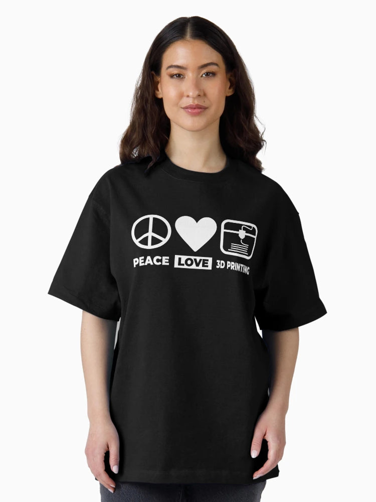3D Printer Funny 3D Printer Peace Love 3D Printing