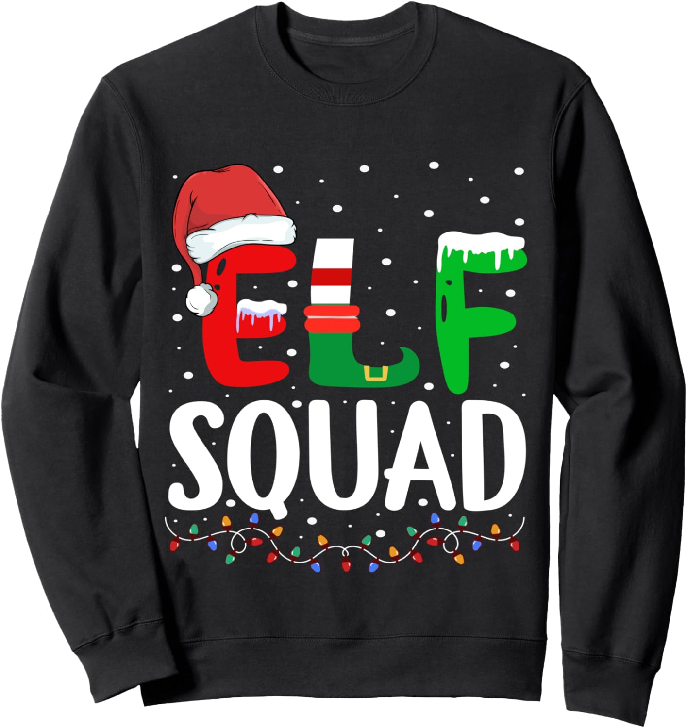 Elf Squad Family Matching Group Funny Christmas Elves Sweatshirt