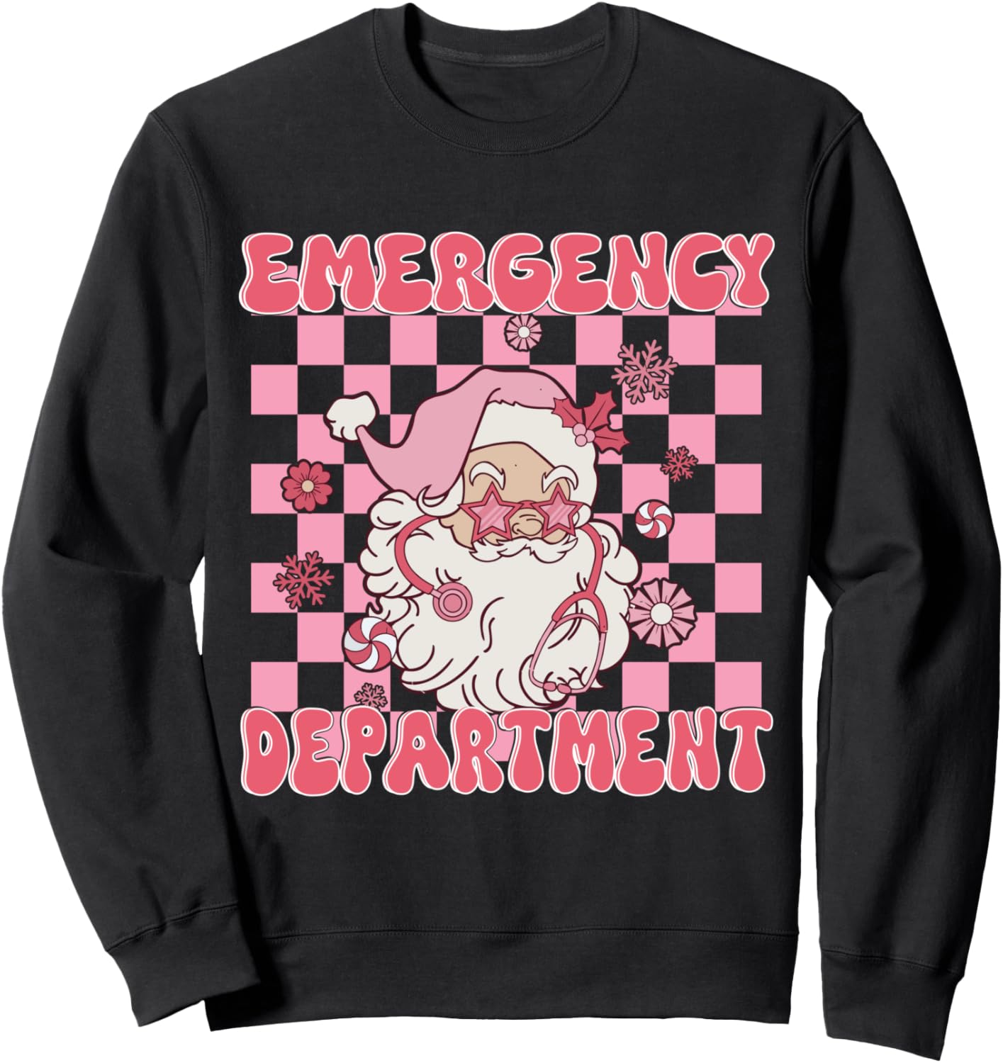 Emergency Department Christmas ER Nurse Ed Nurse Tech Xmas Sweatshirt