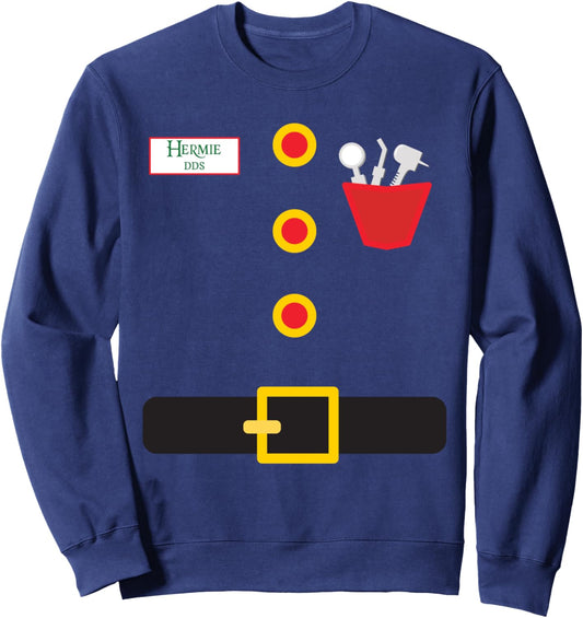 Elf Dentist Funny Christmas Sweatshirt