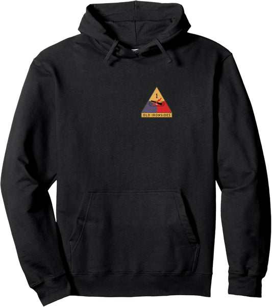 1st Armored Division Old Ironsides Badge Veterans Day Xmas Pullover Hoodie