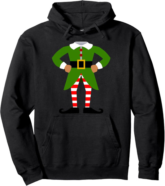 ELF COSTUME Christmas | Xmas Santa Helper Pullover Hoodie