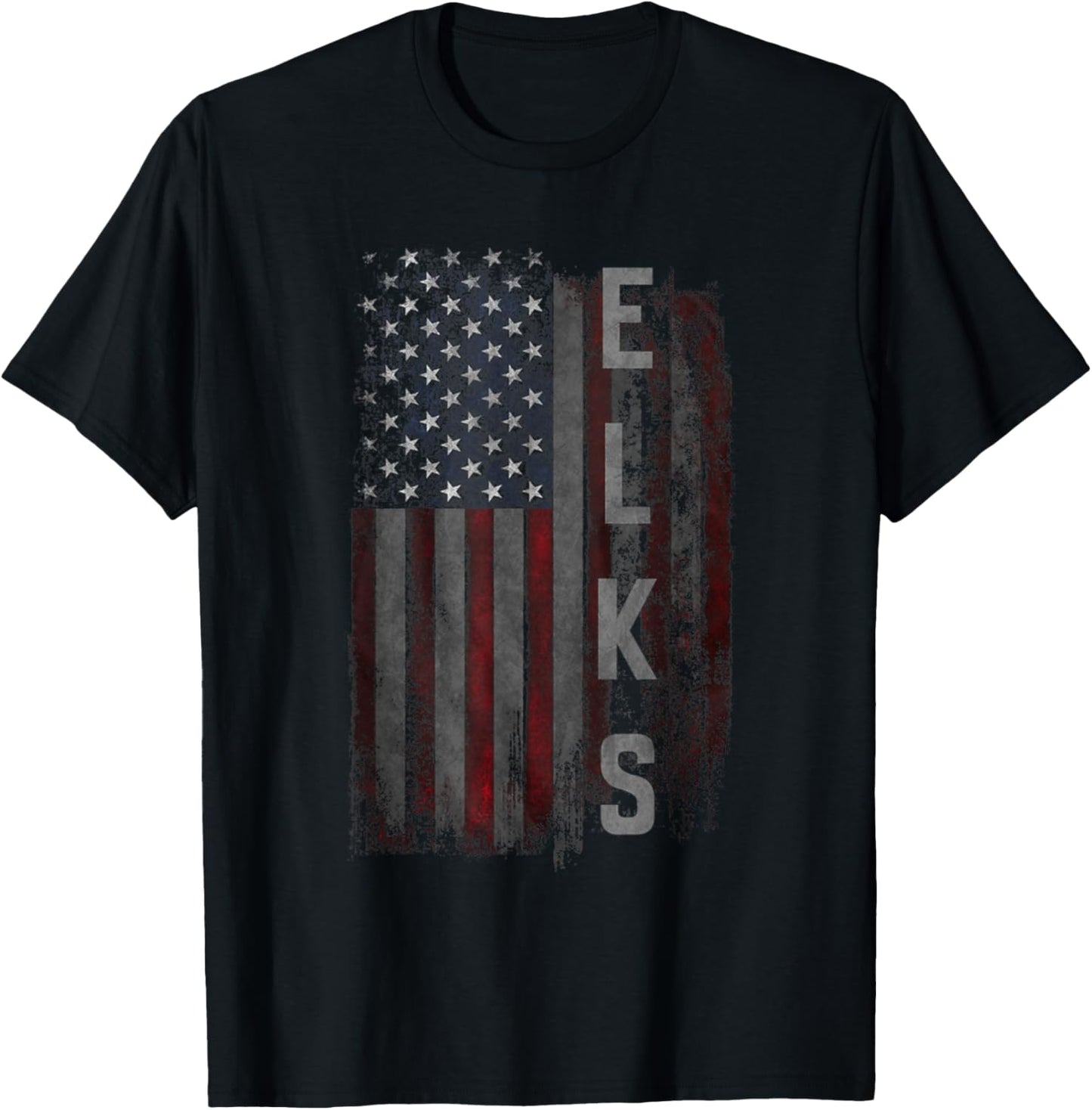 Elks Family American Flag T-Shirt
