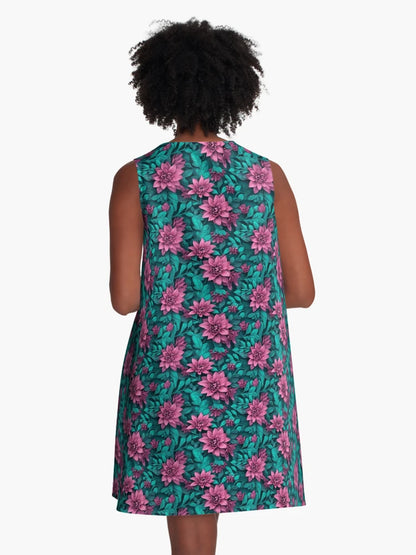 3D effect flower pattern