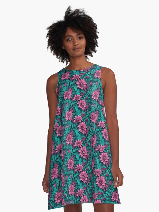 3D effect flower pattern
