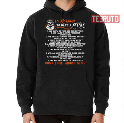 10 Reasons Pilot Landing Unisex T-Shirt