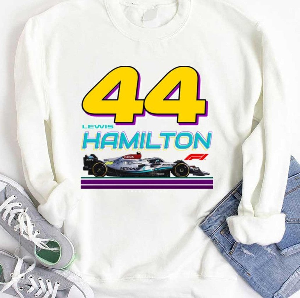 #44 Lewis Hamilton F1 Mercedes Amg Petronas Formula One Team 2022 Unisex T-shirt