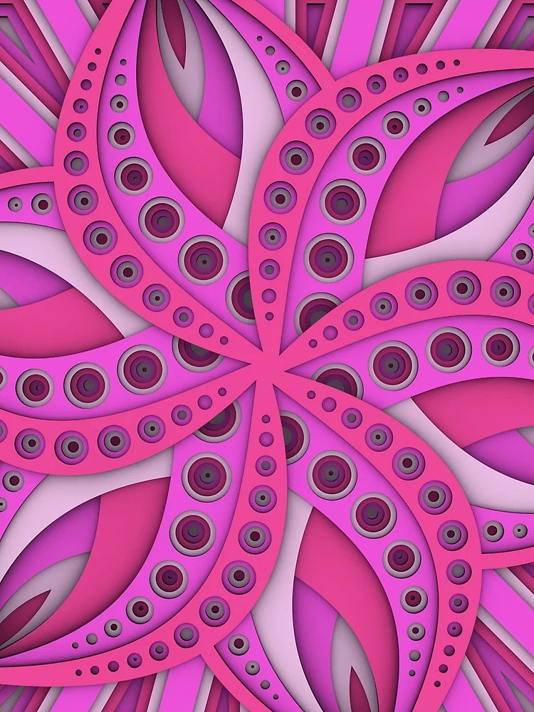 3D Flower Mandala