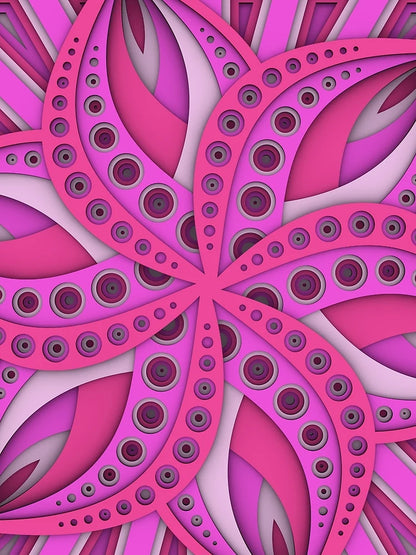 3D Flower Mandala