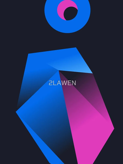 3D Blue Red Love