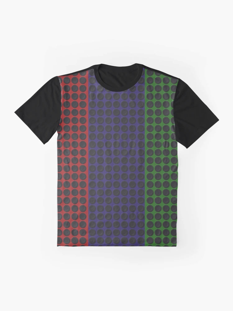 3d Circle Pattern on Spartan Crimson, Deep Koamaru, Green