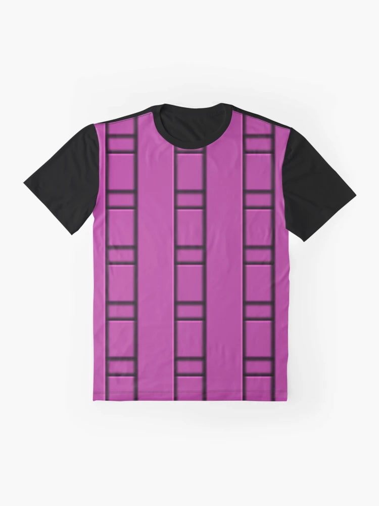 3D Purple Geometric Abstract Pattern