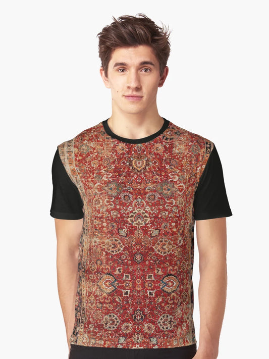 17th Century Afghanistan Rug Print