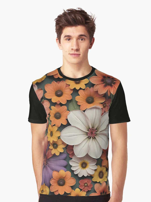 3d Colorful Flowers