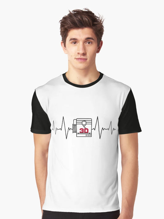 3D Printing EKG Heartbeat - 3D Printer Pulse Line minimal design