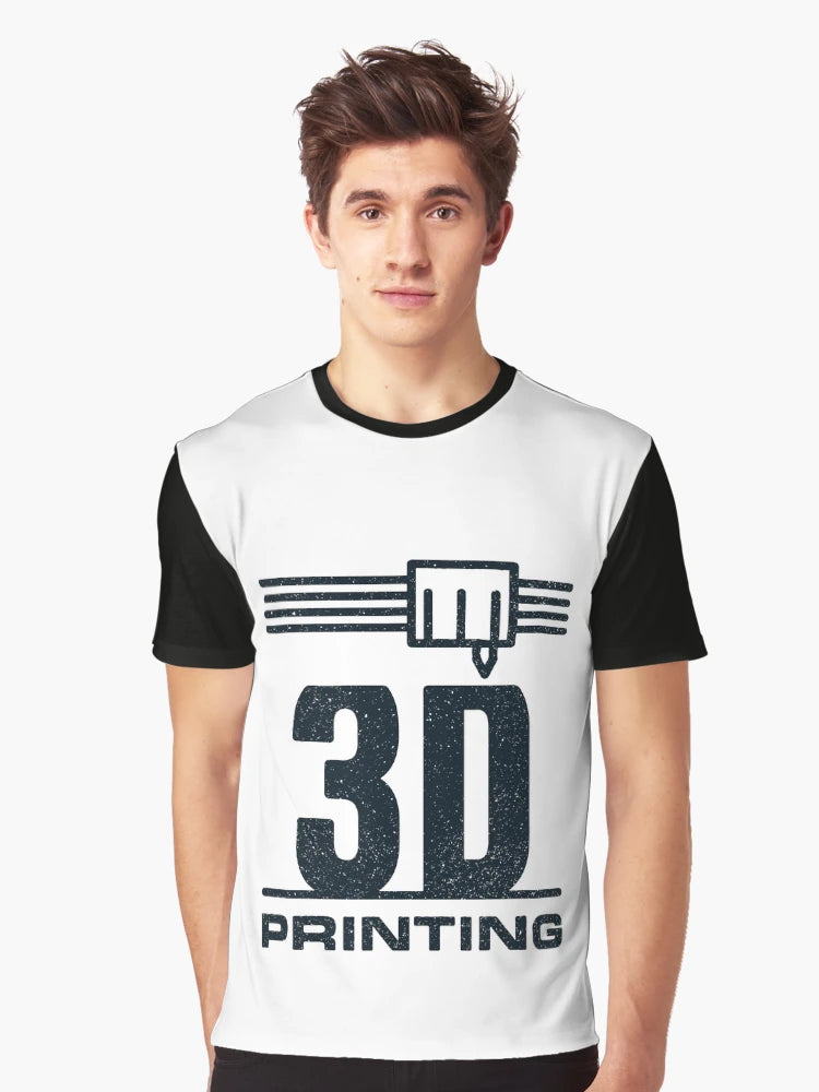 3D Printing distressed cool 3D printer design with Nozzle and Filament
