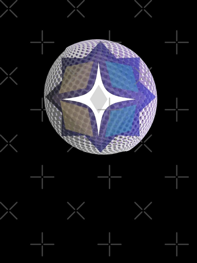 3D Polka Deep Blue