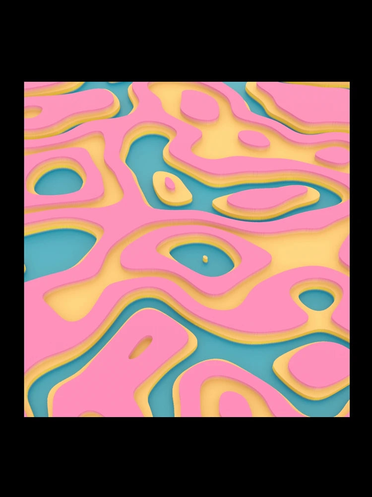 3D Pink Curves29