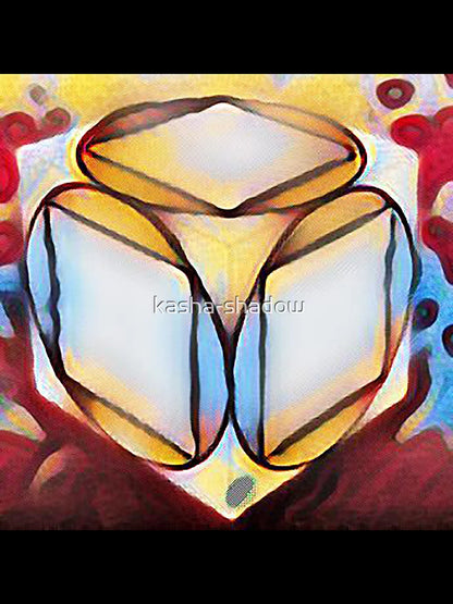 3D square in circle