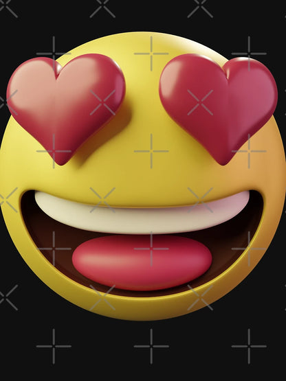 Emoji Smiley Love And Happy 3D Face