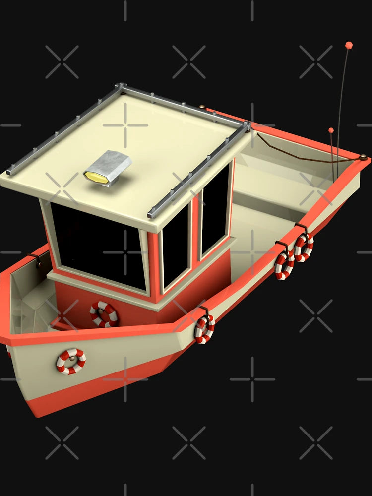 3D Fishing boat