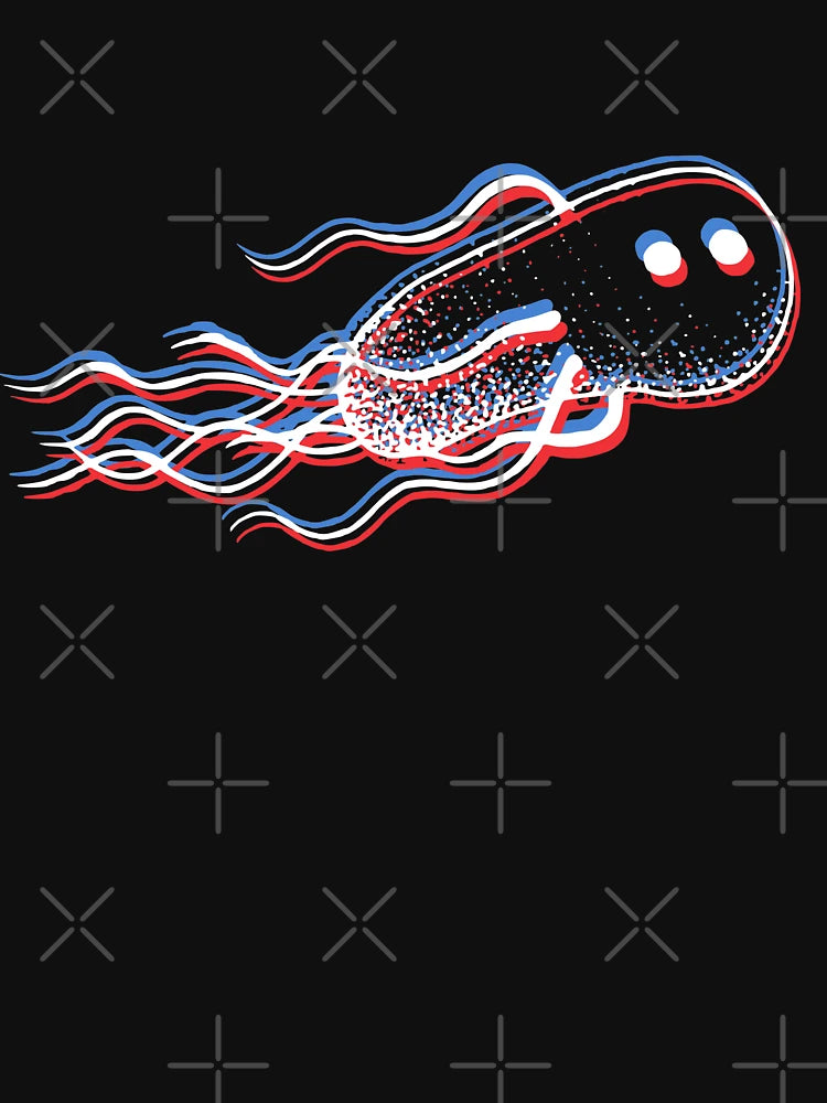 3D coli T-shirt