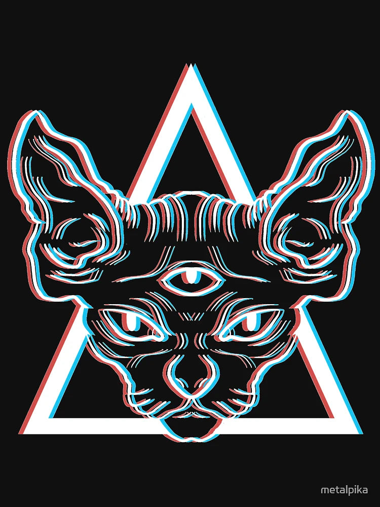 3d white cat