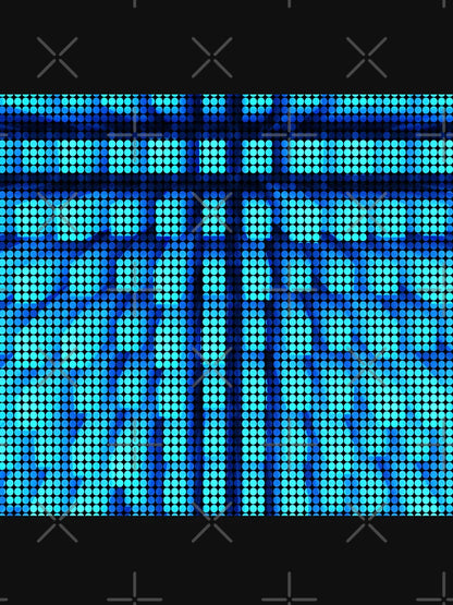 3d blue towers