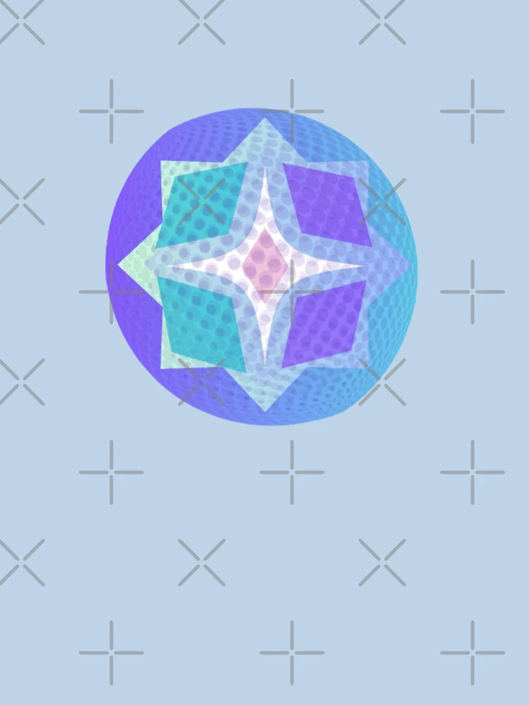 3D Polka Purple