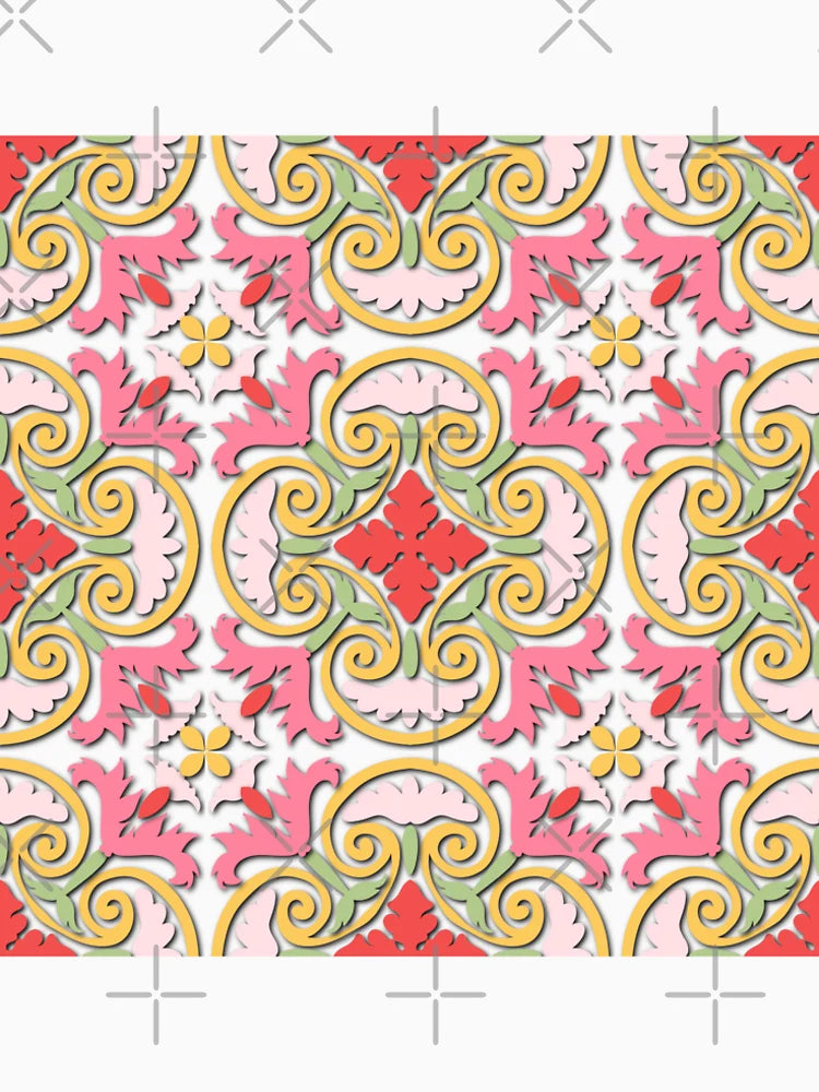 3d Mediterranean tiles