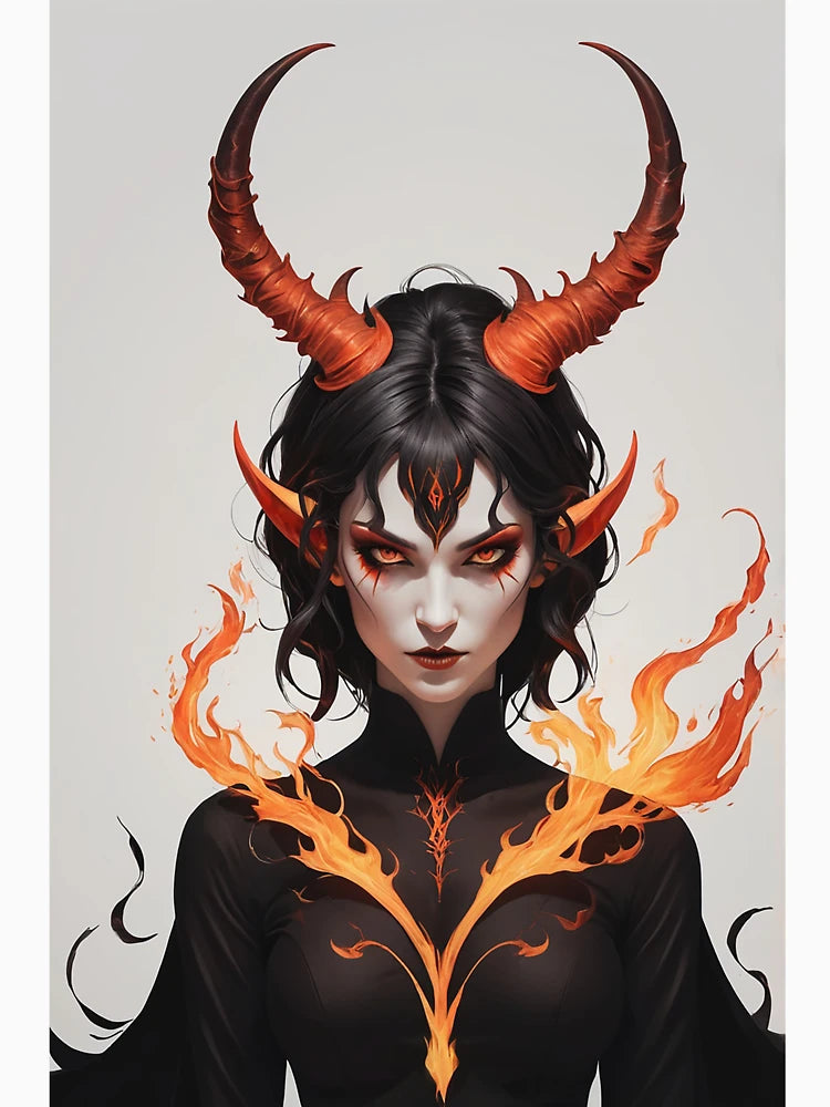 3D demon girl