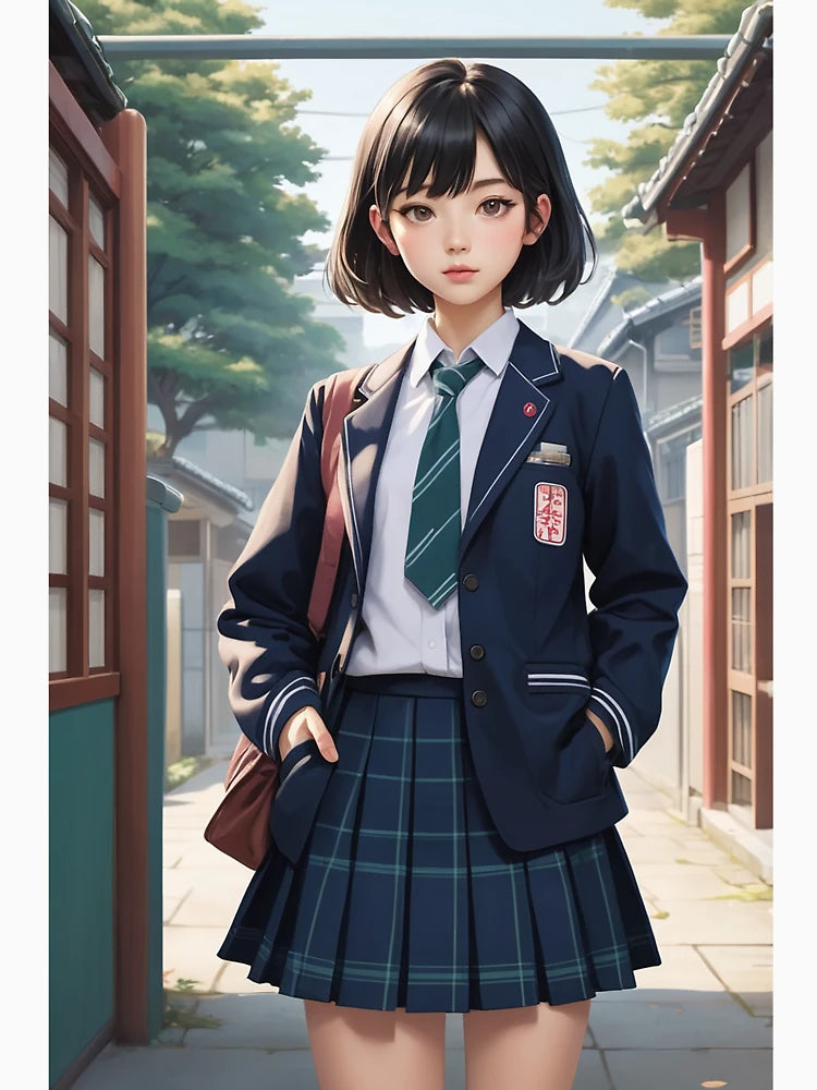 3D Asian girl