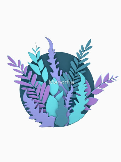 3d Floral circle