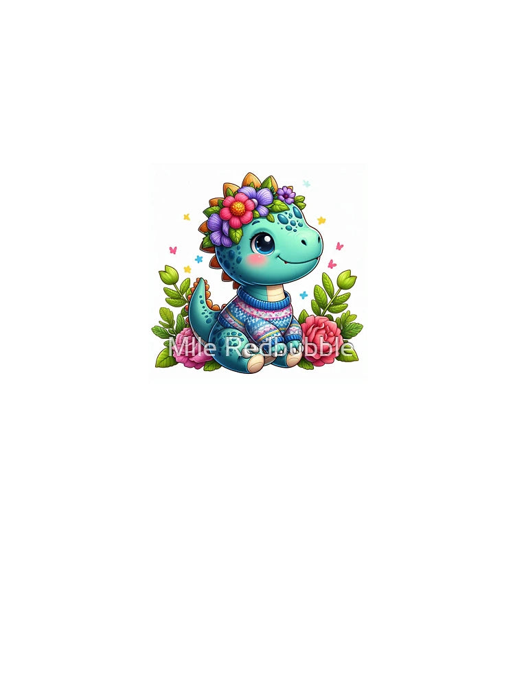 3D Sublimation Dinosaur PNG for Kids, Cute Baby Dino Clipart, Colorful T-shirt for Kids Clothing