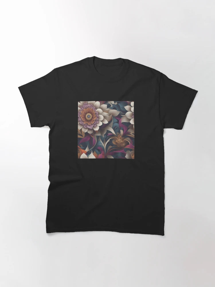 3d flowers pattern