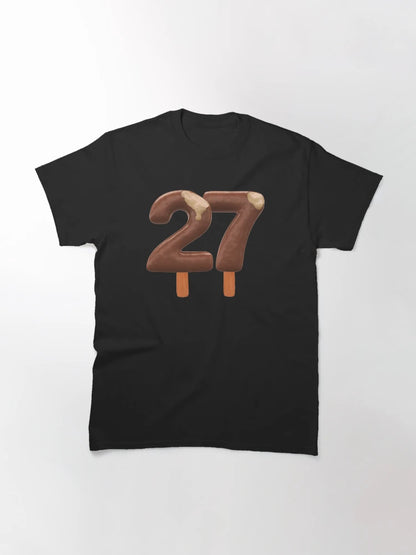 27 Ice Cream Twenty Seven Number 3d Chocolate