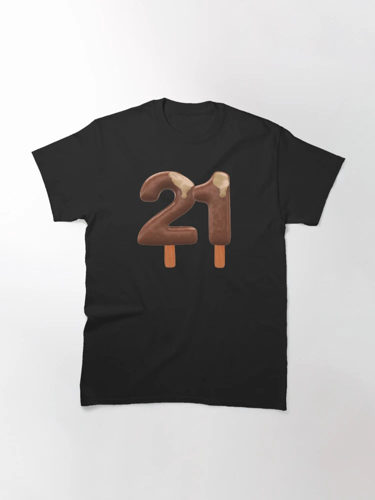 21 Ice Cream Twenty One Number 3d Chocolate