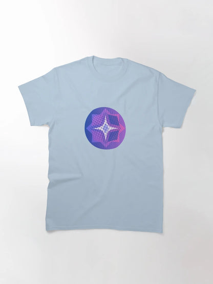 3D Polka Deep Blue Violet
