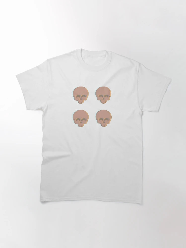 3D Smiling Skull Pattern